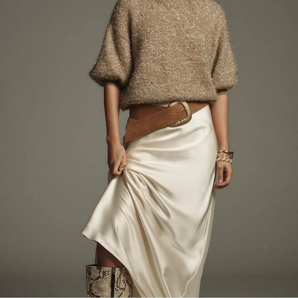 Elegant tinsel sweater